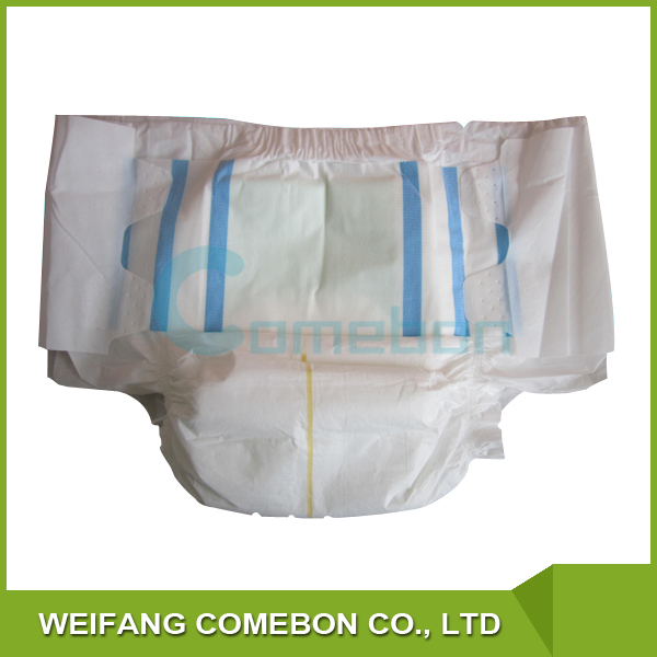 Disposable Super absorbent Overnight ADL,magic tape clothlike film adult briefs